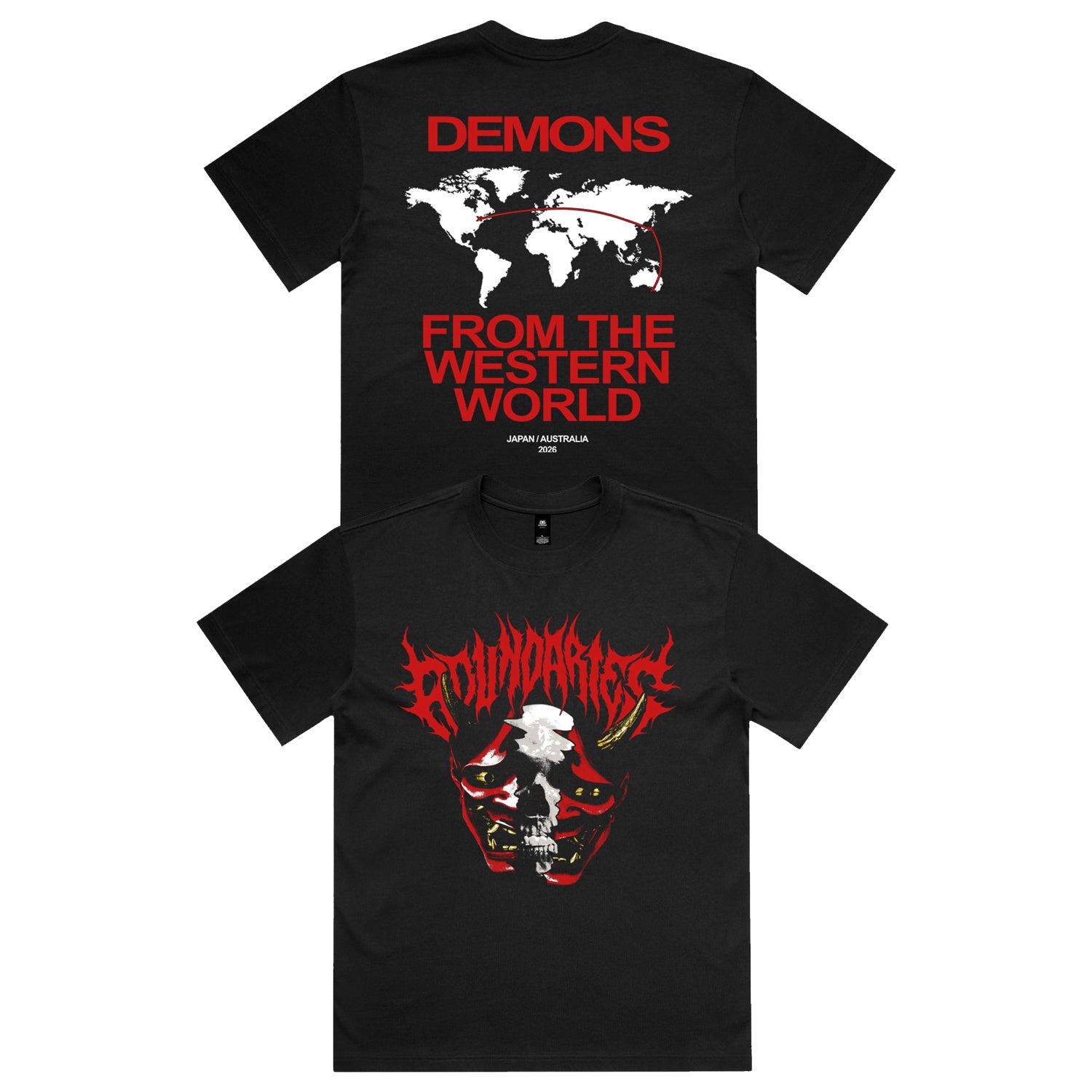 Boundaries - Oni Demons T-Shirt (Black)