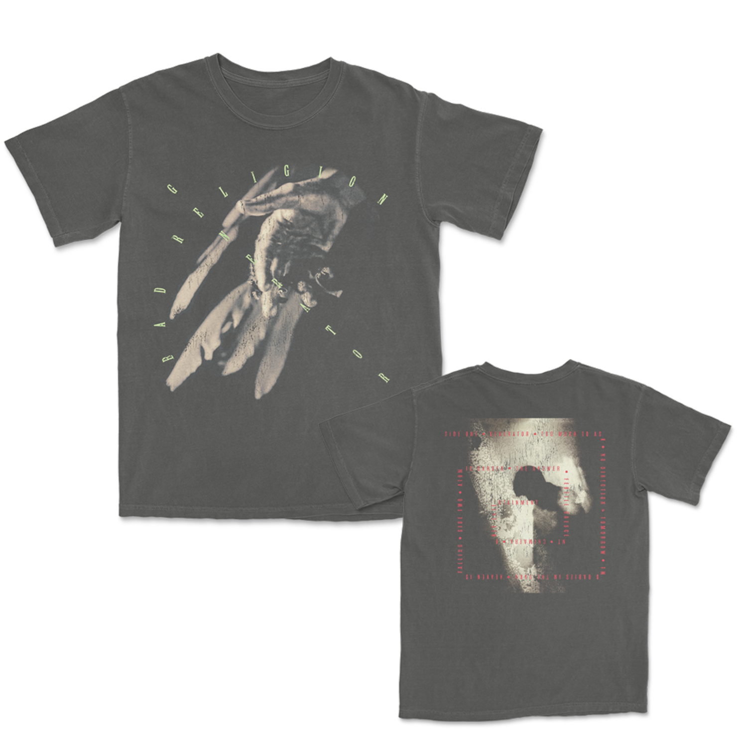 Bad Religion - Generator Track List T-Shirt (Pepper)