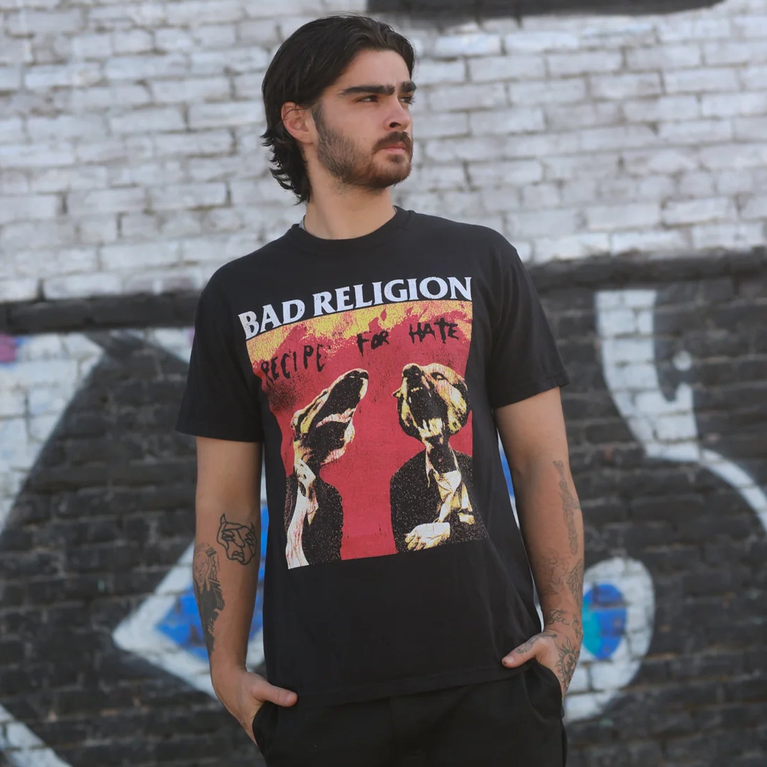 Bad Religion - Recipe For Hate Track List T-Shirt (Black) – Artist
