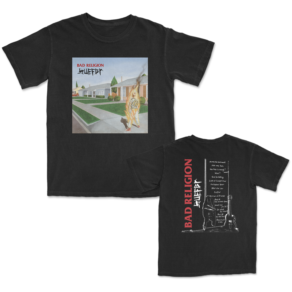 Bad Religion - Suffer Track List T-Shirt (Black)