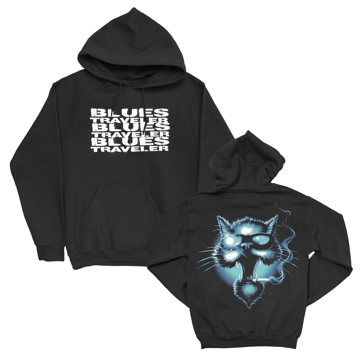 Blues Traveler - Chroma Repeater Pullover Hoodie (Black)