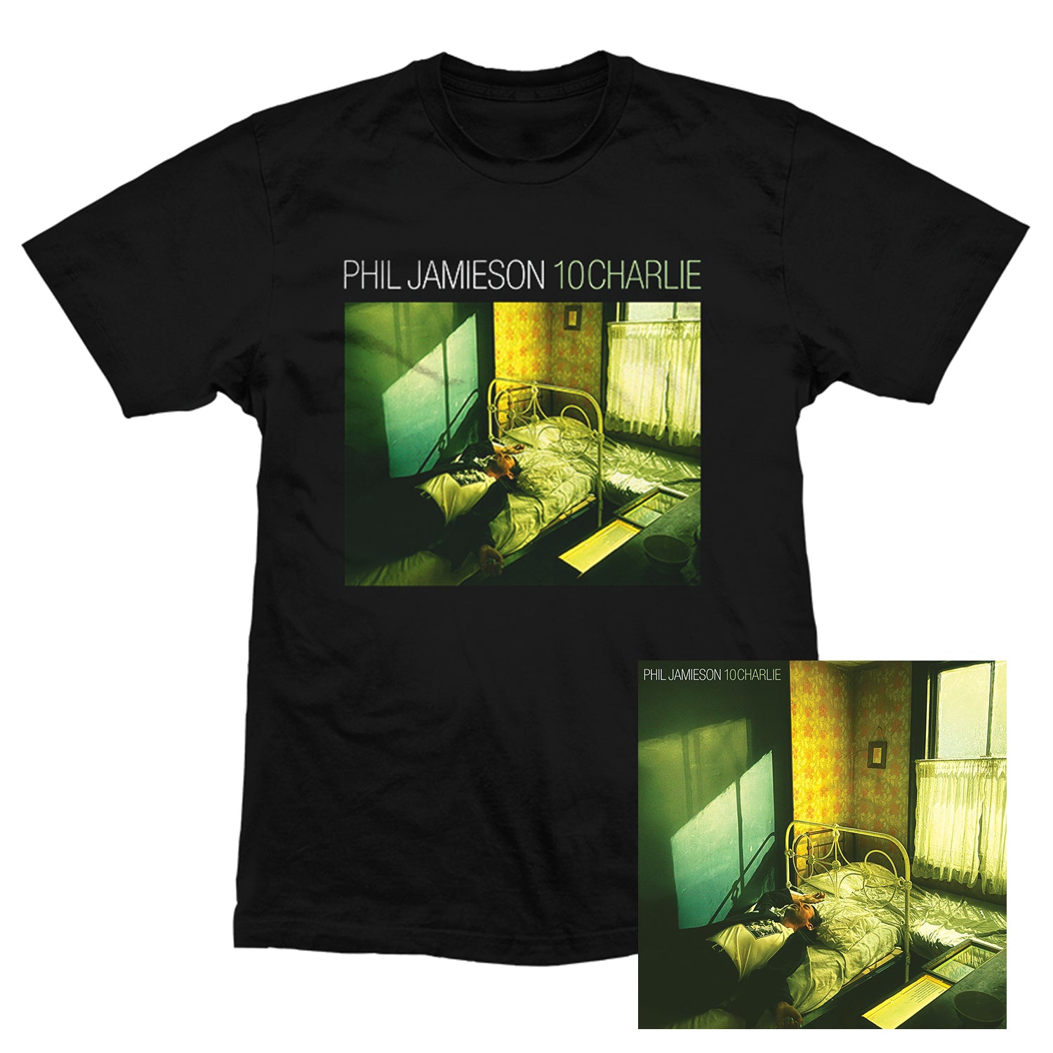 Phil Jamieson - 10Charlie T-Shirt (Black) + Download