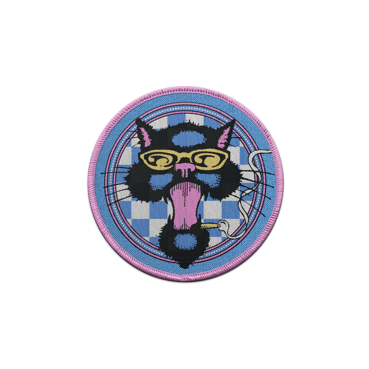 Blues Traveler - Circle Logo Patch (Pink/Blue)