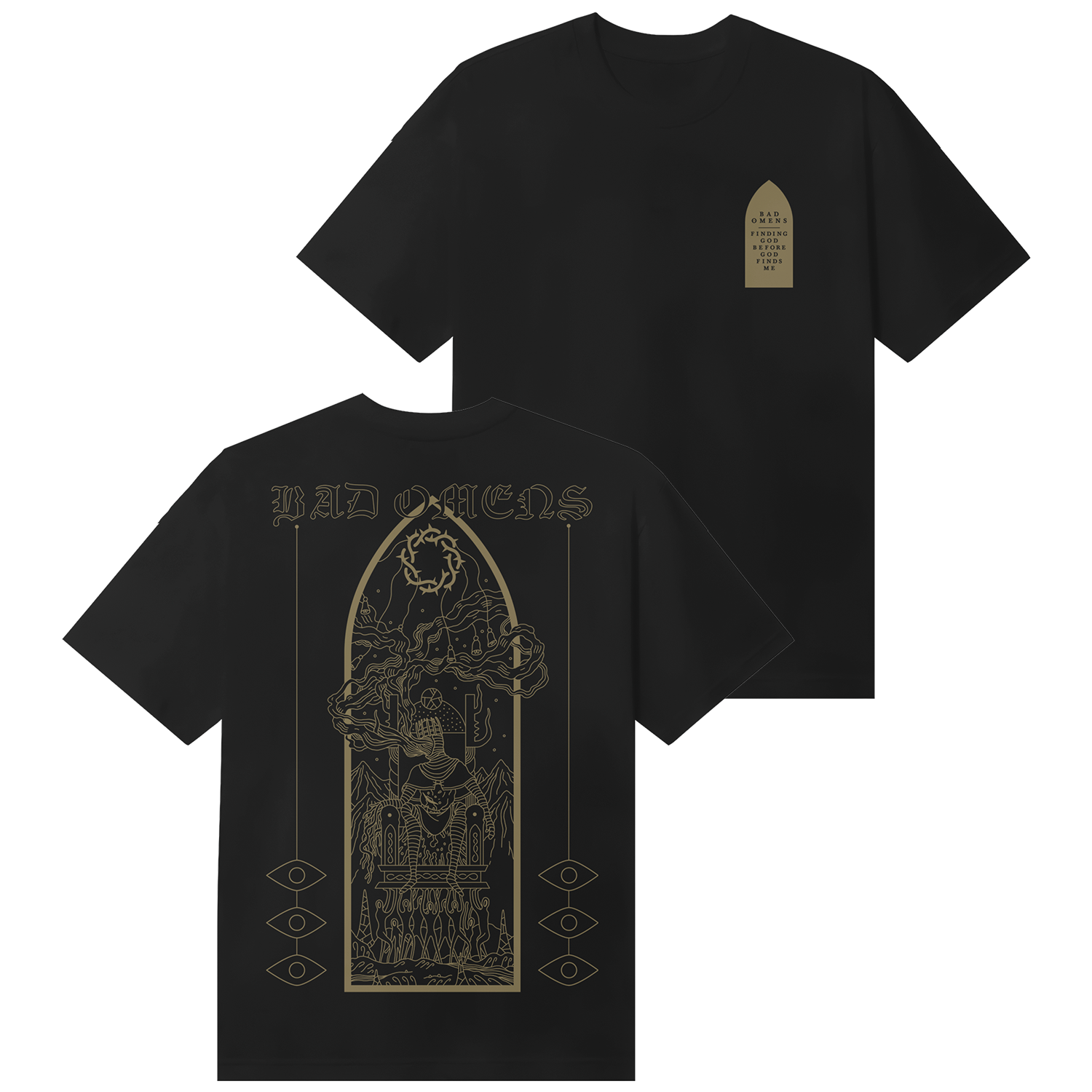Bad Omens - Dethrone T-Shirt (Black)