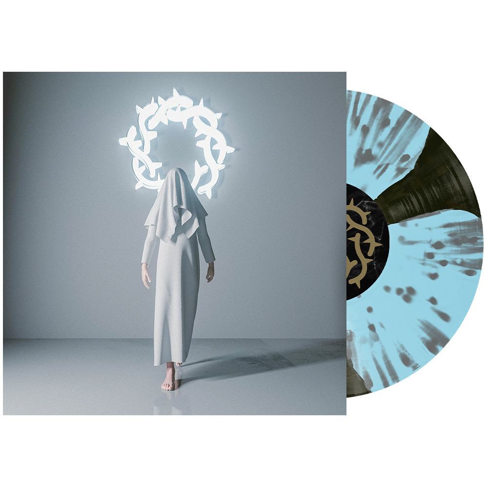Bad Omens - Finding God Before God Finds Me Deluxe Vinyl (Black Ice + Baby Blue Spinner w/ Silver Splatter)