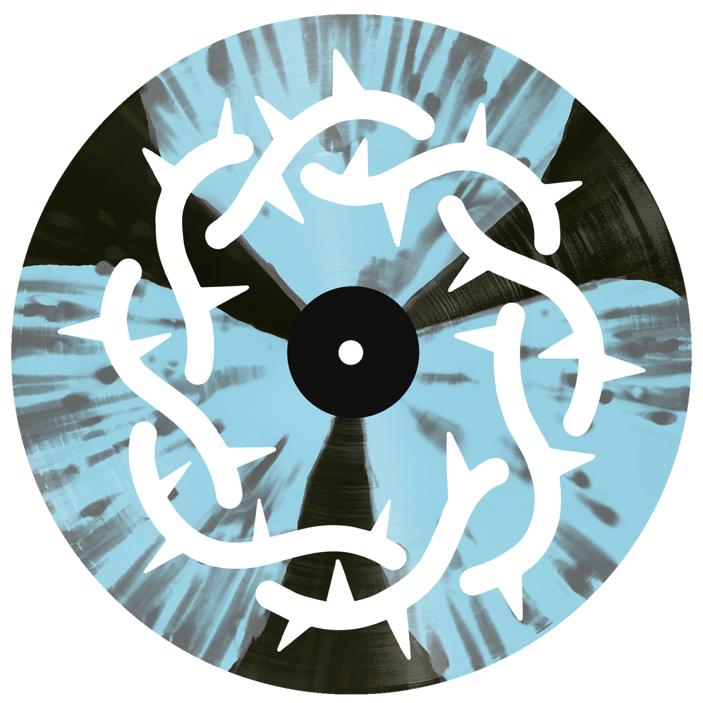 Bad Omens - Finding God Before God Finds Me Deluxe Vinyl (Black Ice + Baby Blue Spinner w/ Silver Splatter)