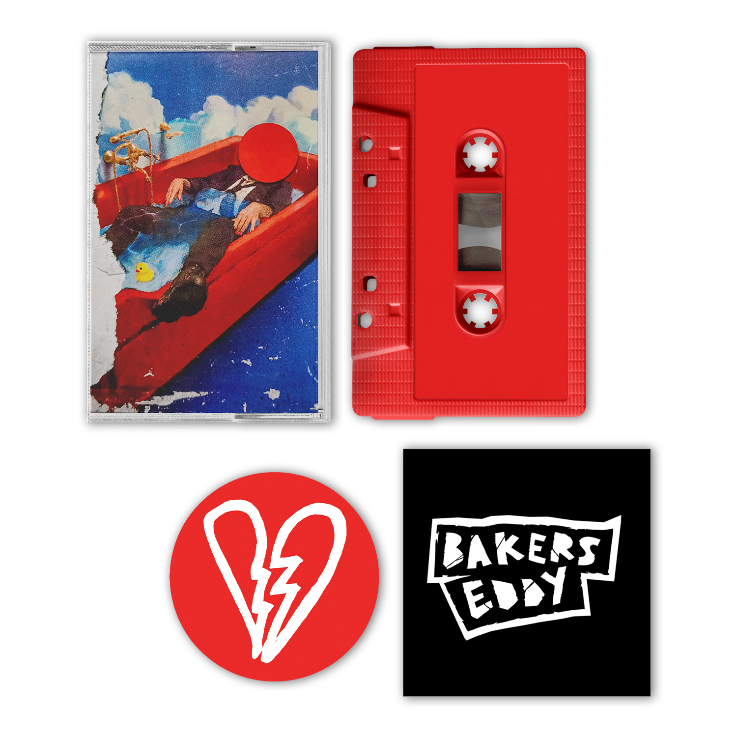 Bakers Eddy - I'm Doing Better (Cassette) Bundle + Sticker + Badge