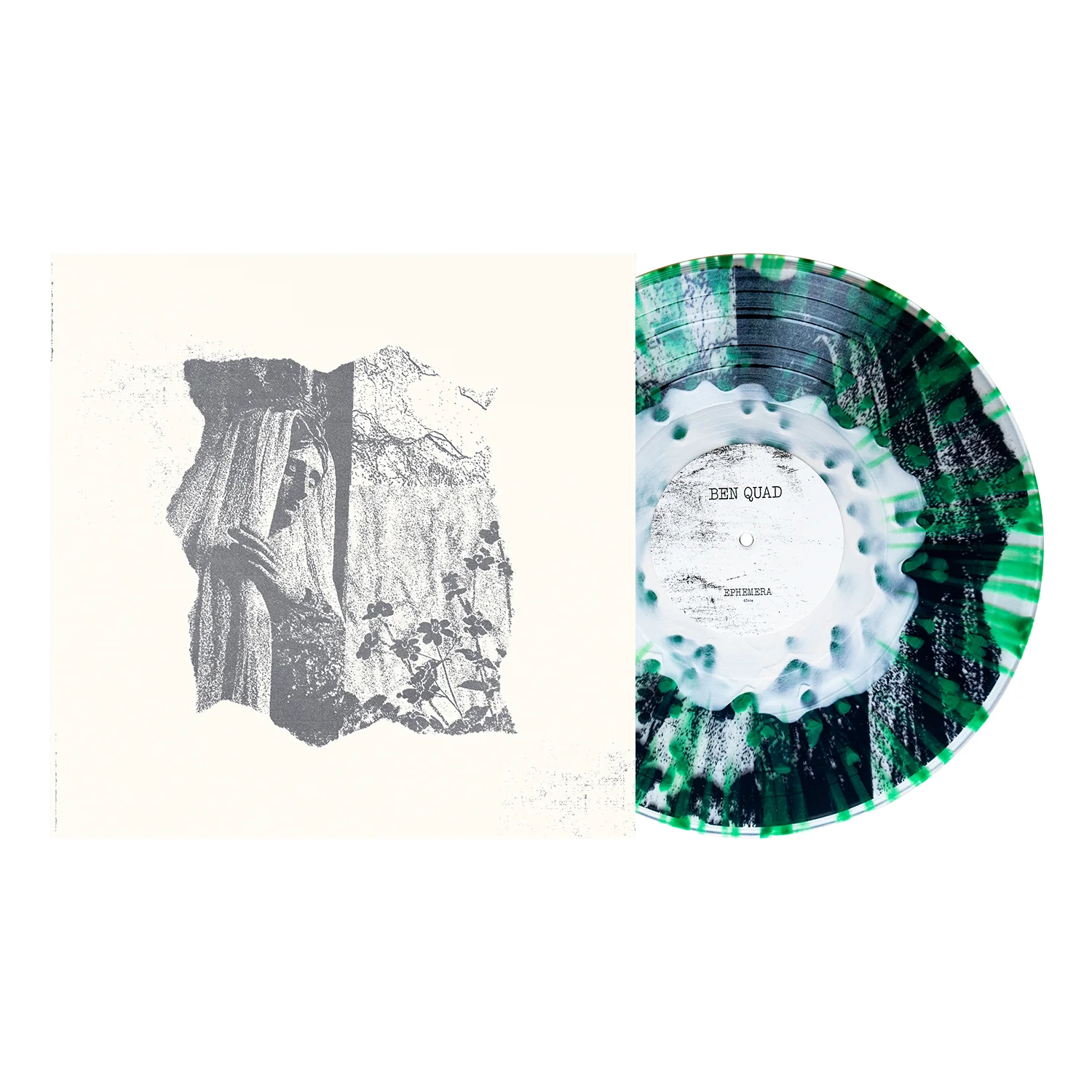 Ben Quad - Ephemera EP (Bone in Clear W/ Heavy Green Splatter Vinyl)