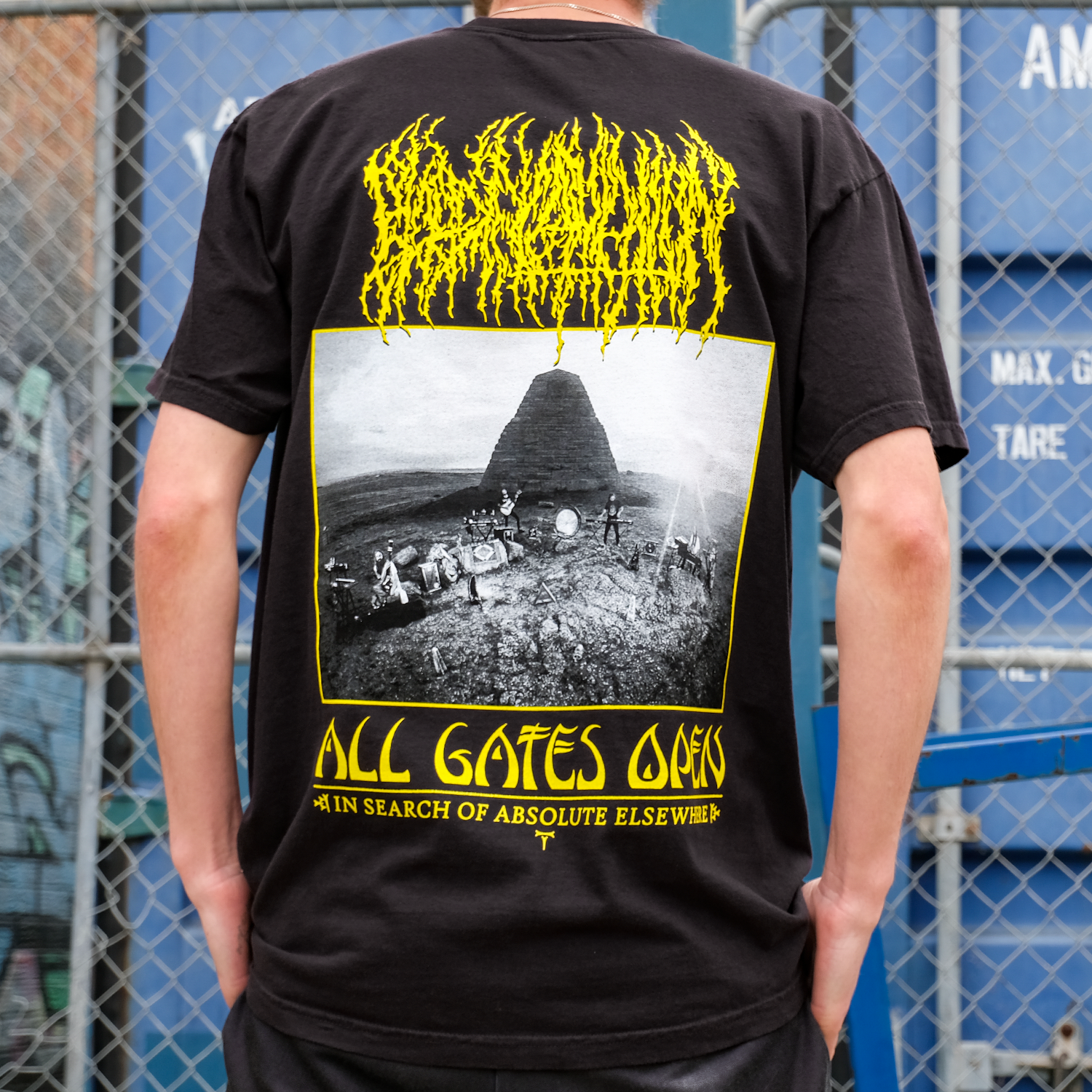 Blood Incantation - All Gates Open Album Cover T-Shirt (Black)