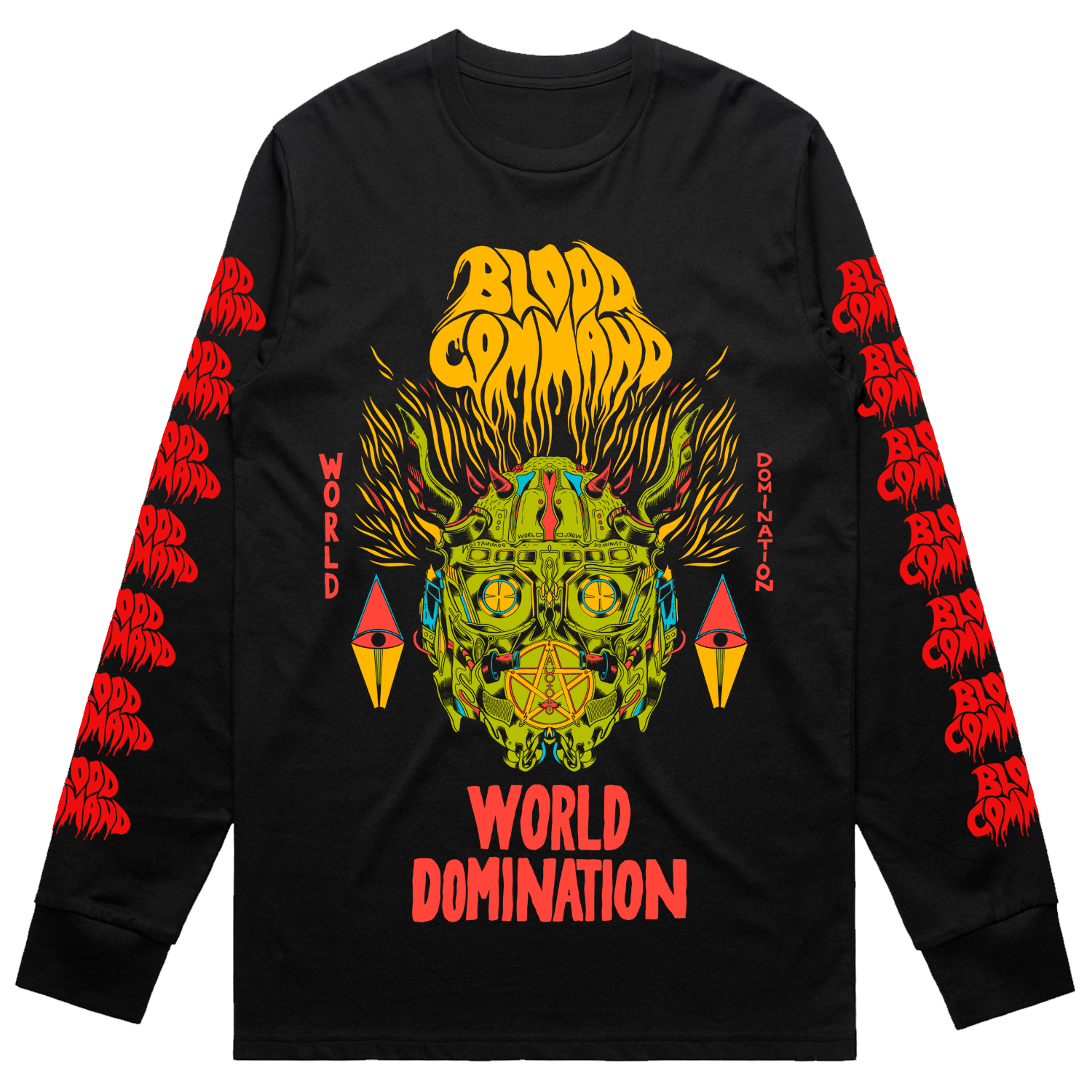 Blood Command - World Domination Longsleeve (Black)