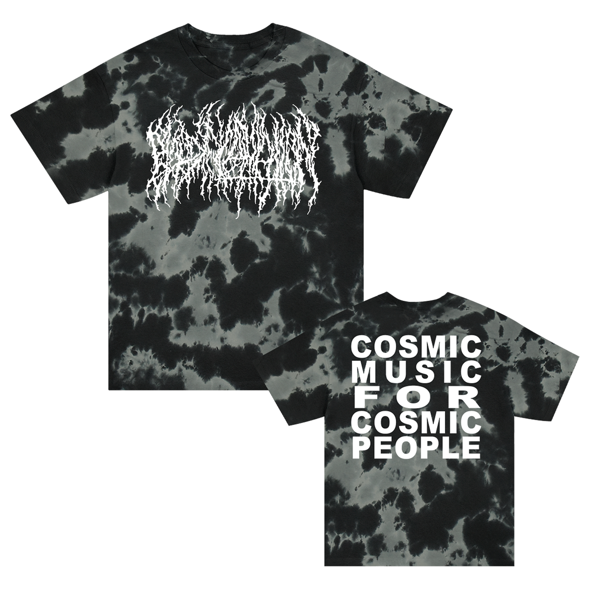 Blood Incantation - Cosmic Music T-Shirt (Grey/Black Dye)