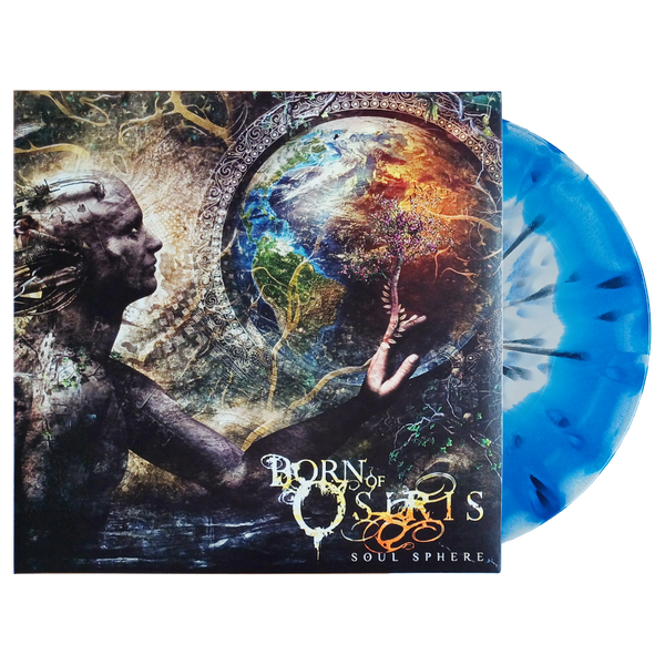 Born of Osiris - Soul Sphere LP Vinyl (Bone + Blue w/ Black + White Splatter)