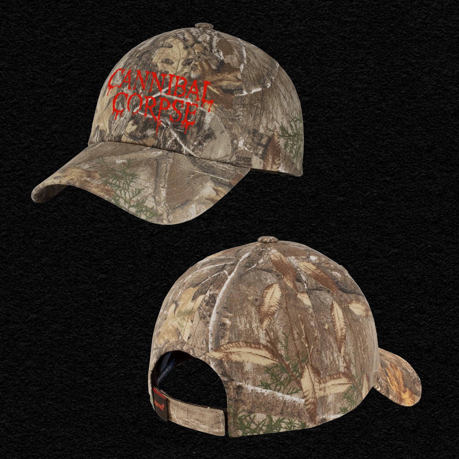 Cannibal Corpse - Cannibal Corpse Logo Cap (Real Tree Camo)