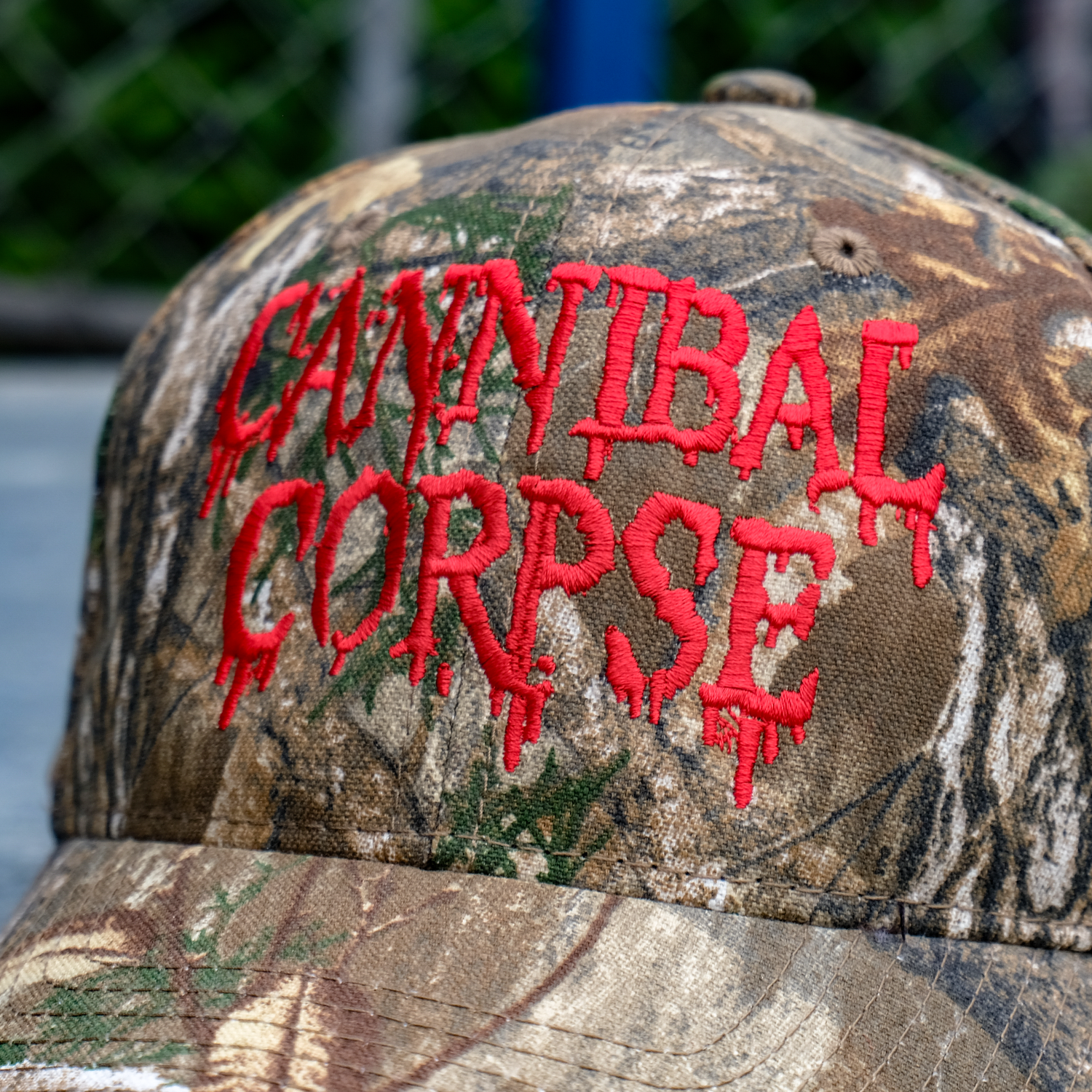 Cannibal Corpse - Cannibal Corpse Logo Cap (Real Tree Camo)