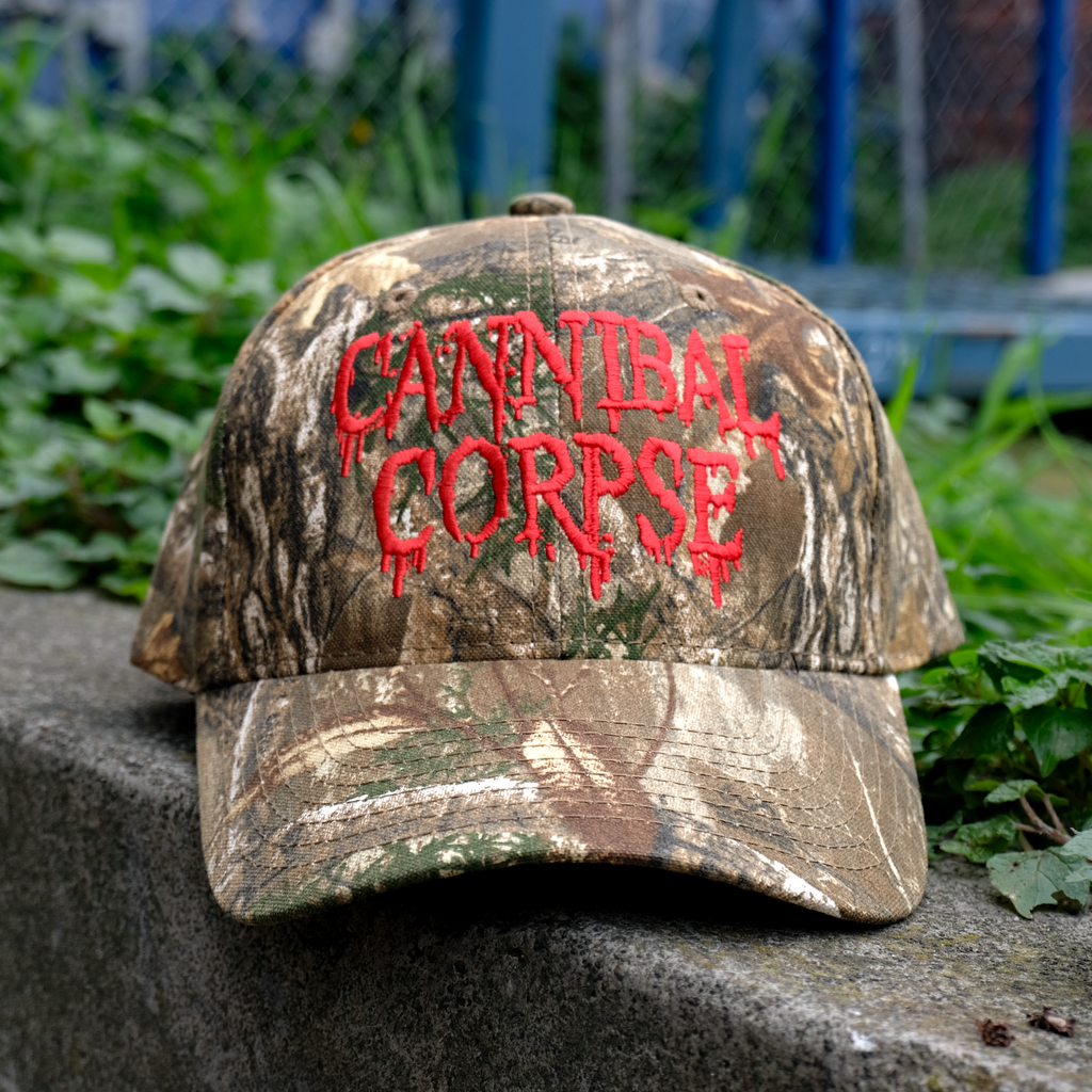 Cannibal Corpse - Cannibal Corpse Logo Cap (Real Tree Camo)