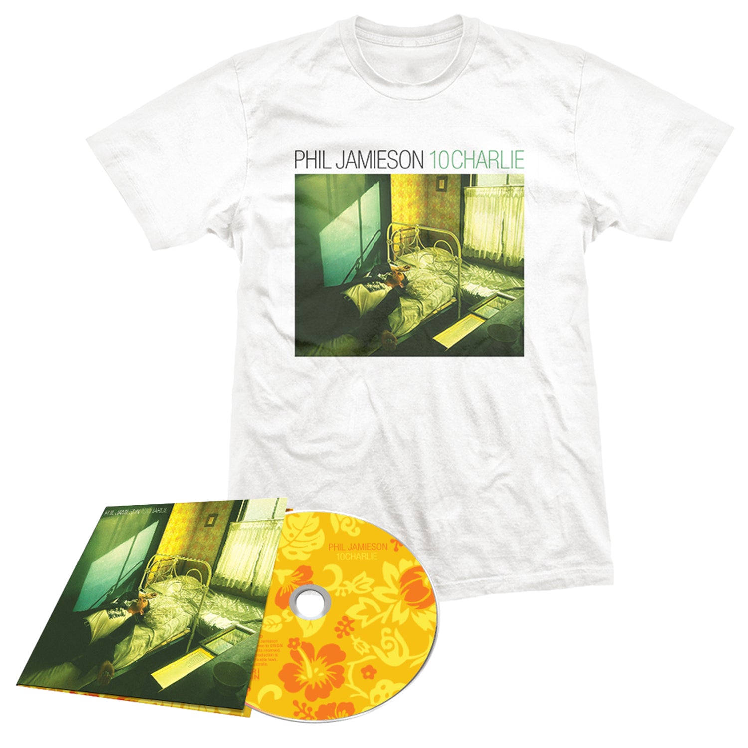 Phil Jamieson - 10Charlie CD + T-Shirt Bundle #2
