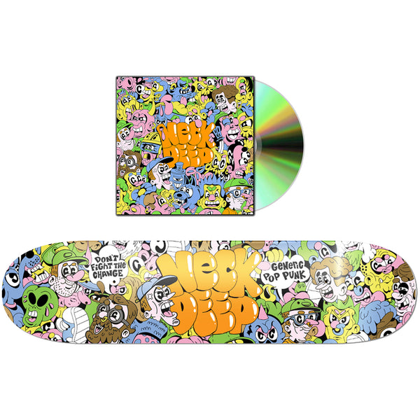 Neck Deep - Neck Deep CD + Skate Deck