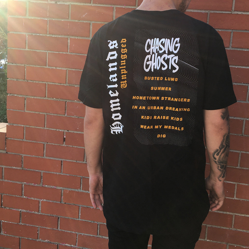 Chasing Ghosts - Homelands Unplugged Static Tee (Black)