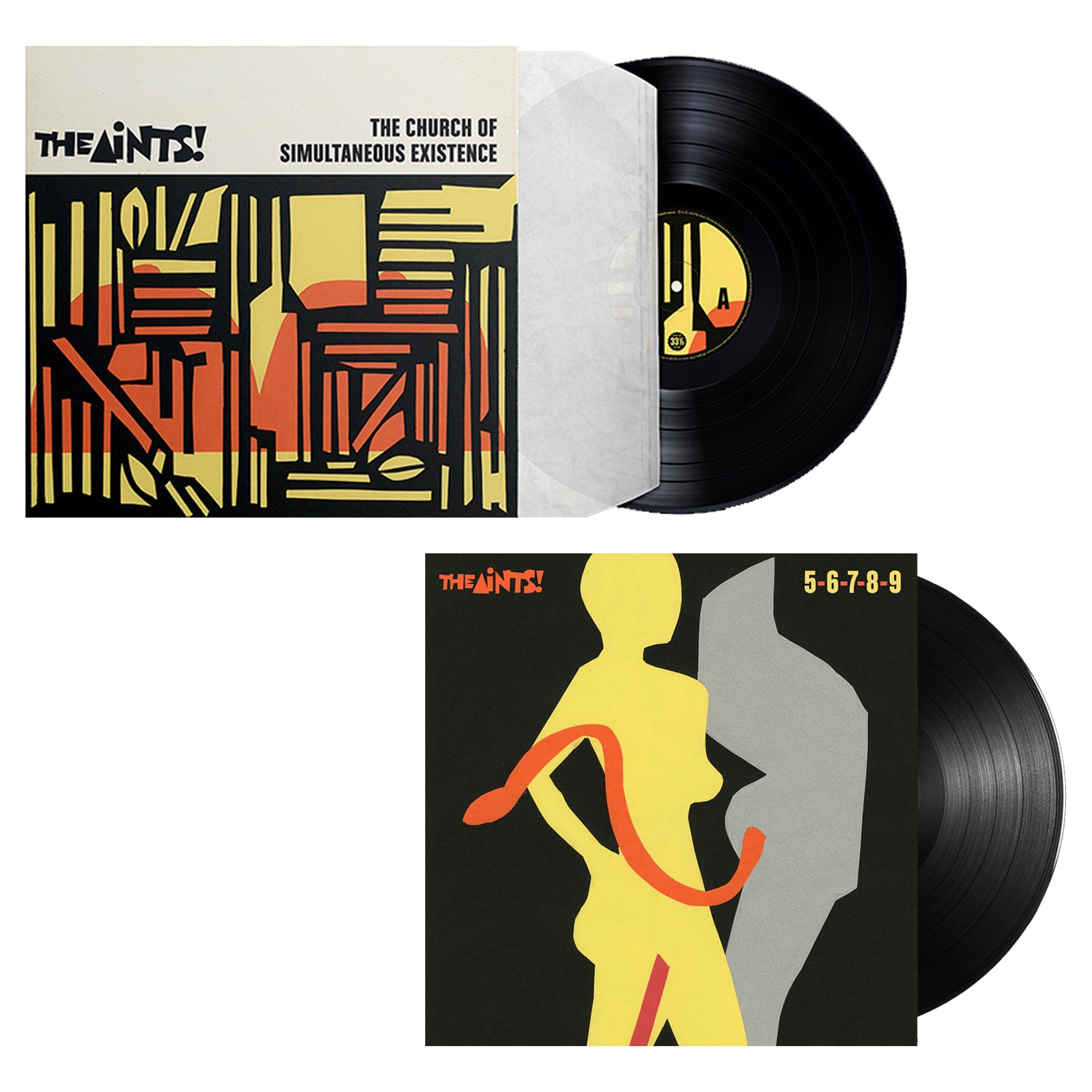 The Aints! - The Church of Simultaneous Existence LP + 5-6-7-8-9&nbsp;LP (Black)
