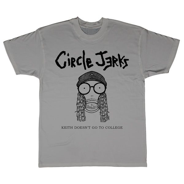 Descendents x Circle Jerks - Keith Doesn't Go To College T-Shirt (Grey)