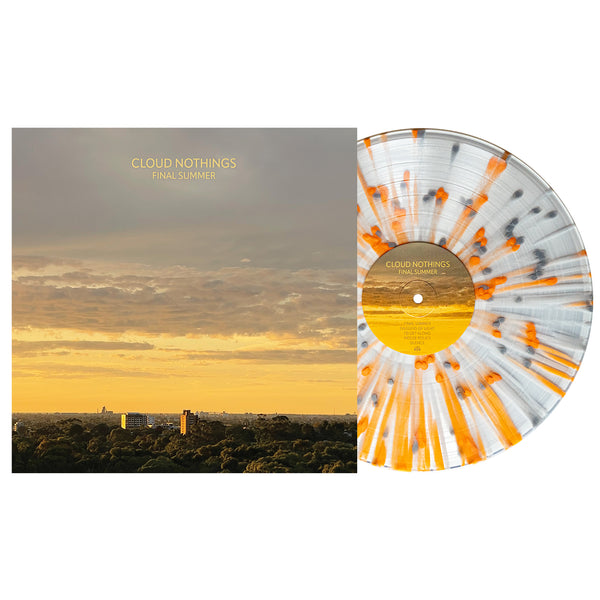 Cloud Nothings - Final Summer 12" Vinyl (Clear with Orange and Grey Splatter LP)<br>