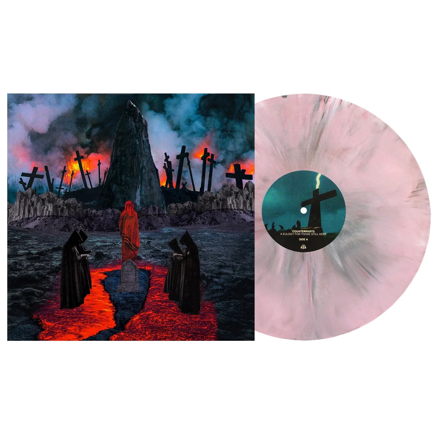 Counterparts - A Eulogy For Those Still Here LP (Oxblood, Black & White Vinyl)