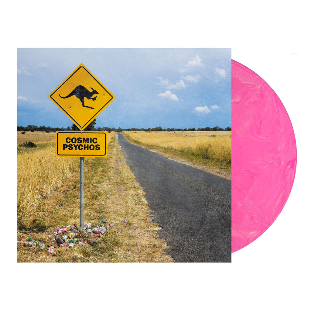 Cosmic Psychos - Cum The Raw Prawn LP (Pink Marble)