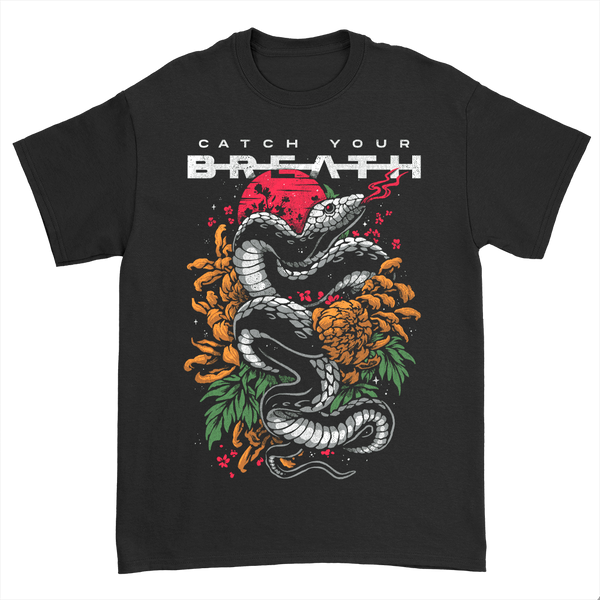 Catch Your Breath - Snake Logo T-Shirt (Black)