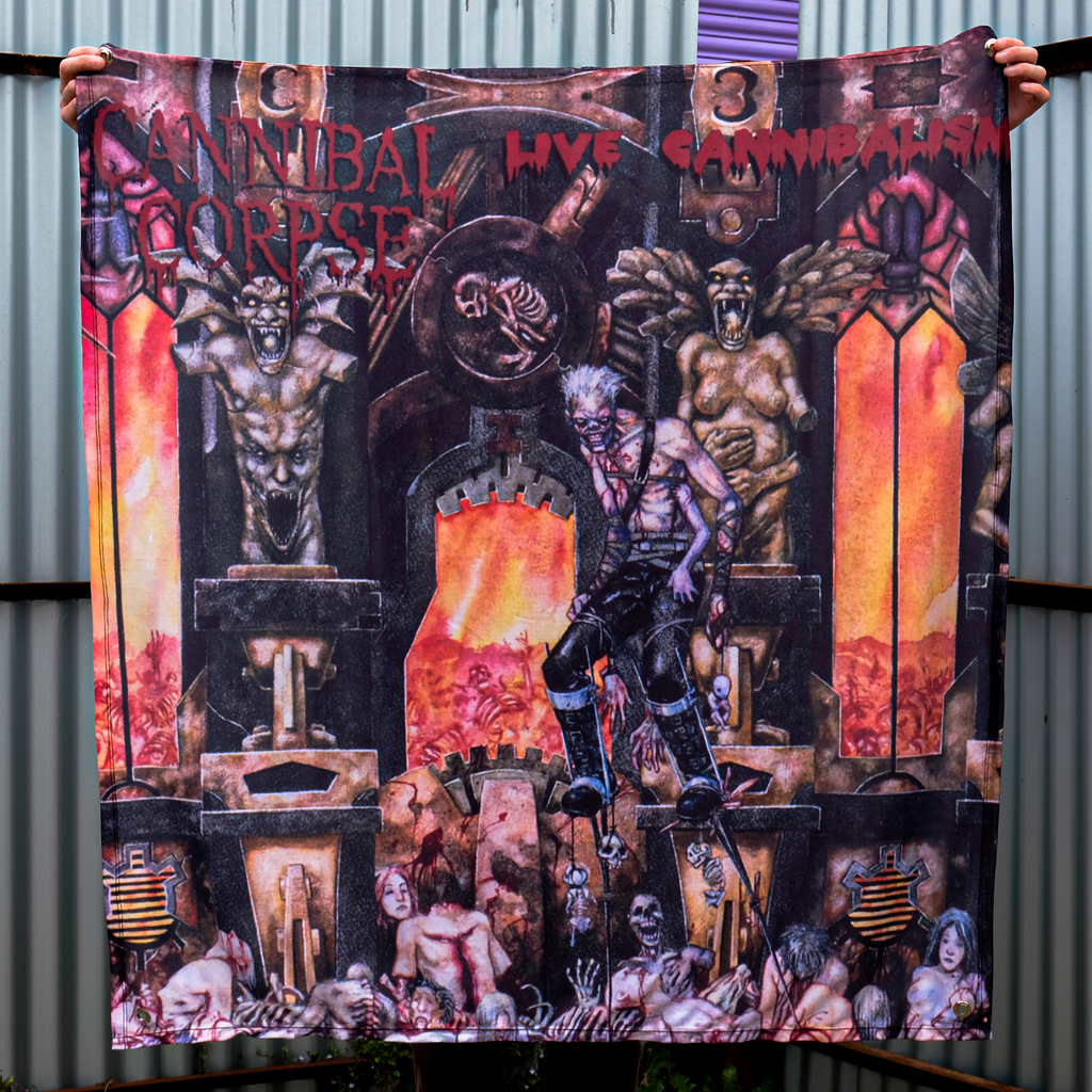 Cannibal Corpse - Live Cannibalism Flag