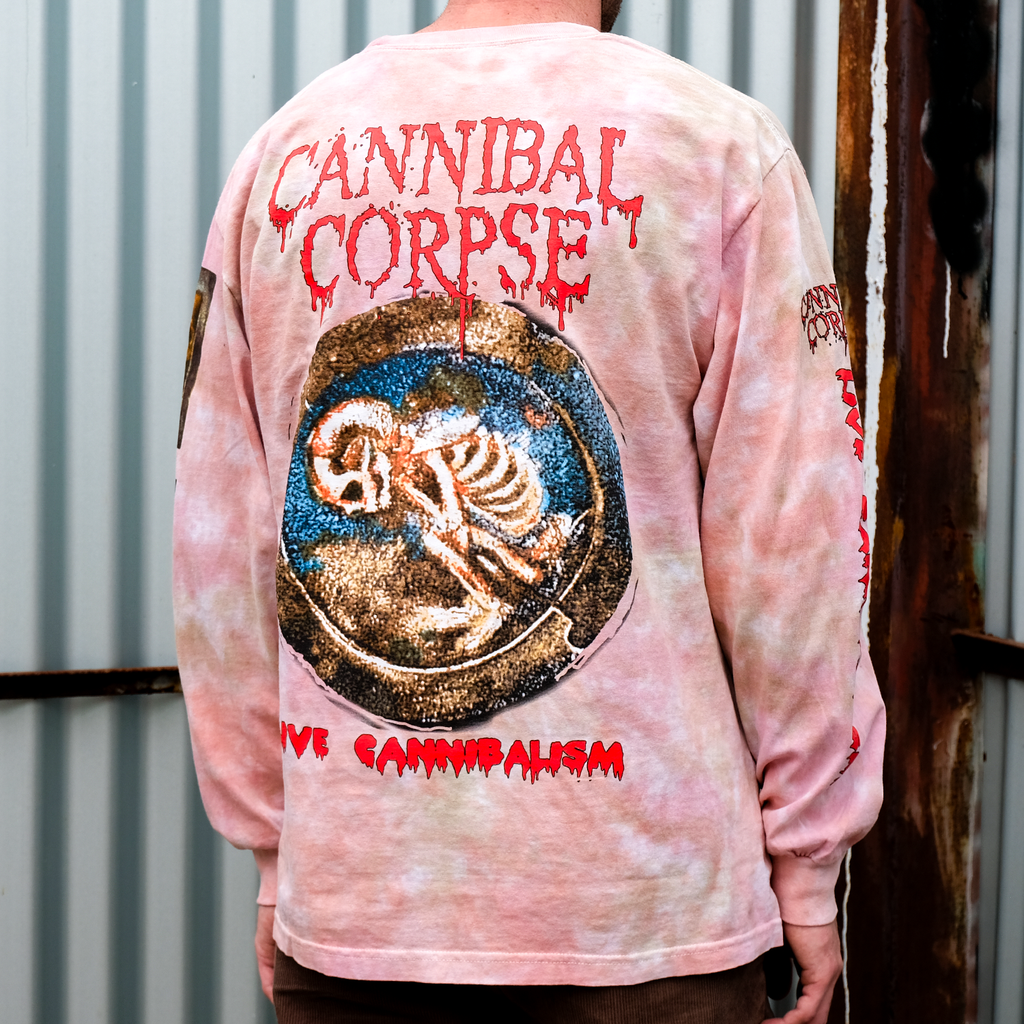 Cannibal Corpse - Live Cannibalism Long Sleeve (Scab Dye)
