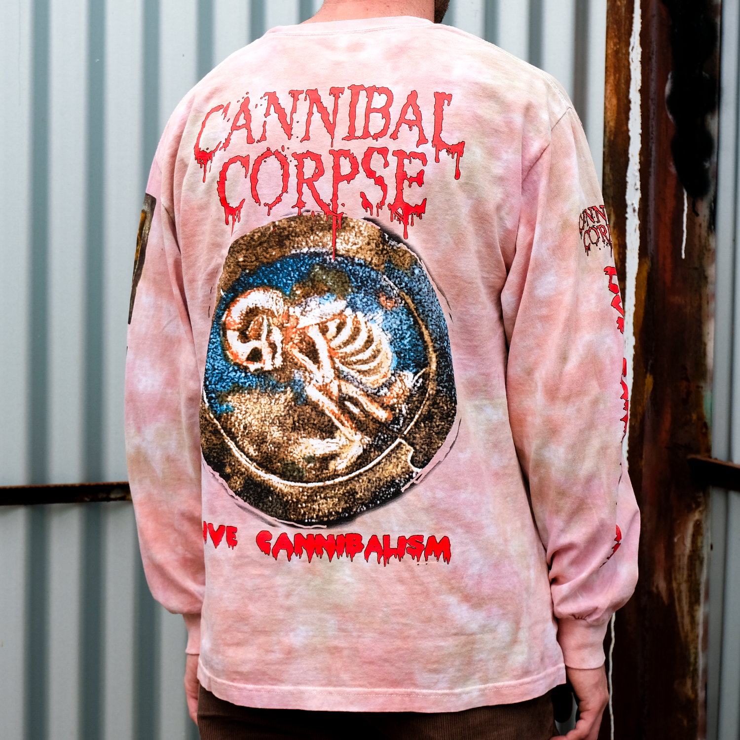 Cannibal Corpse - Live Cannibalism Long Sleeve (Scab Dye)