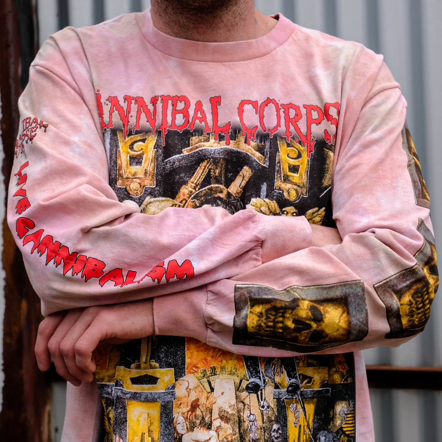 Cannibal Corpse - Live Cannibalism Long Sleeve (Scab Dye)