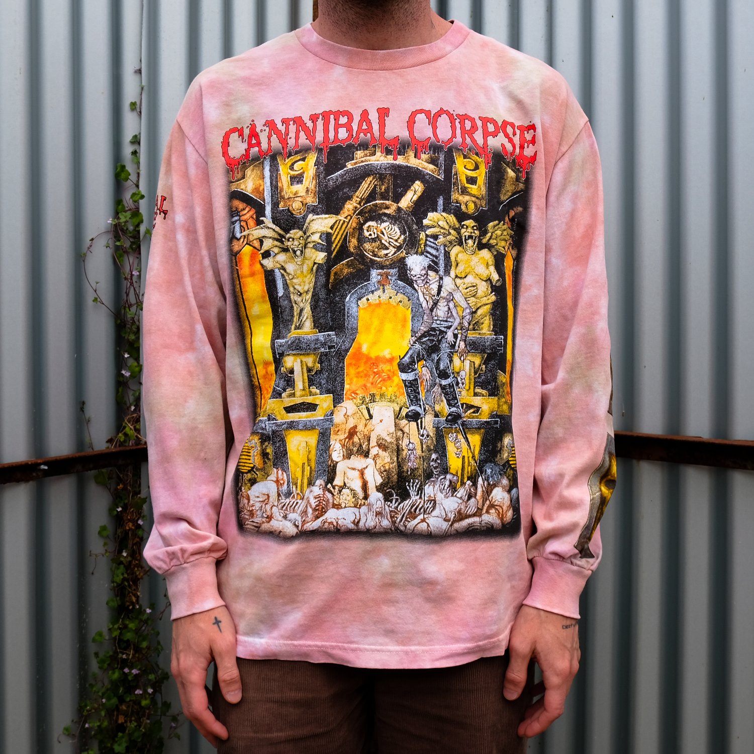 Cannibal Corpse - Live Cannibalism Long Sleeve (Scab Dye)