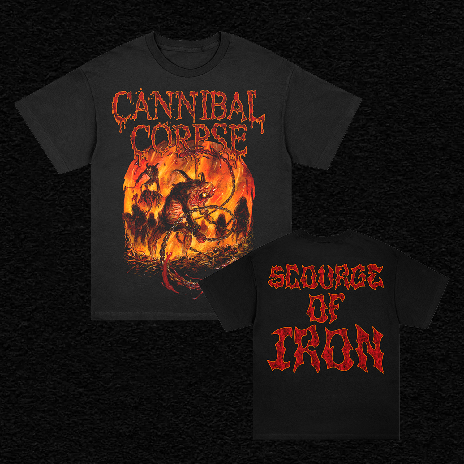 Cannibal Corpse - Scourge Of Iron T-Shirt (Black)