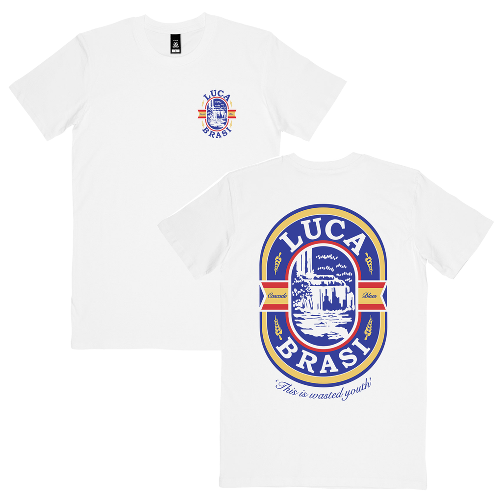 Luca Brasi - Cascade Blues Tee (White)