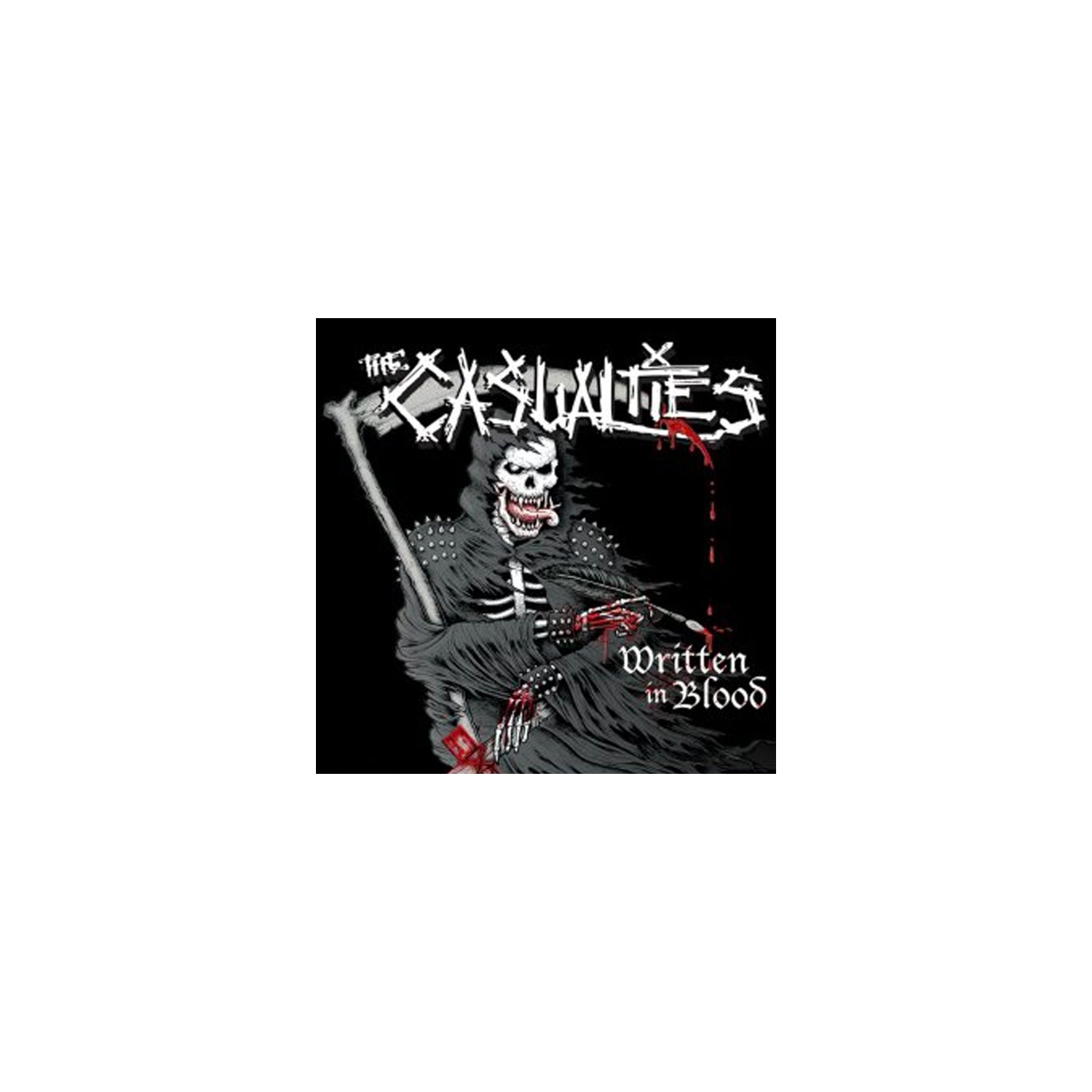 The Casualties - Written In Blood Patch (Black)