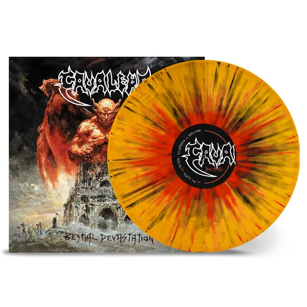 Cavalera - Bestial Devastation LP (Transparent Orange/Red/Black Splatter Vinyl)