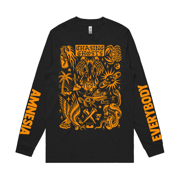 Chasing Ghosts - Amnesia Everybody Longsleeve (Black)