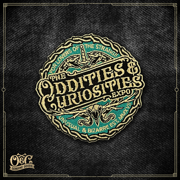 The Oddities &amp; Curiosities Expo - Circle Embroidered Patch 2024 (New)