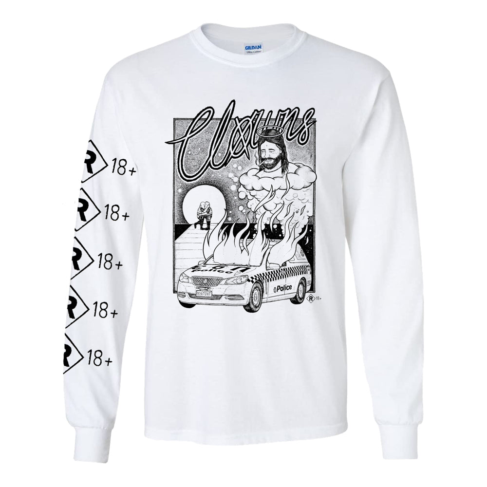 Clowns - R18+ Longsleeve (White)