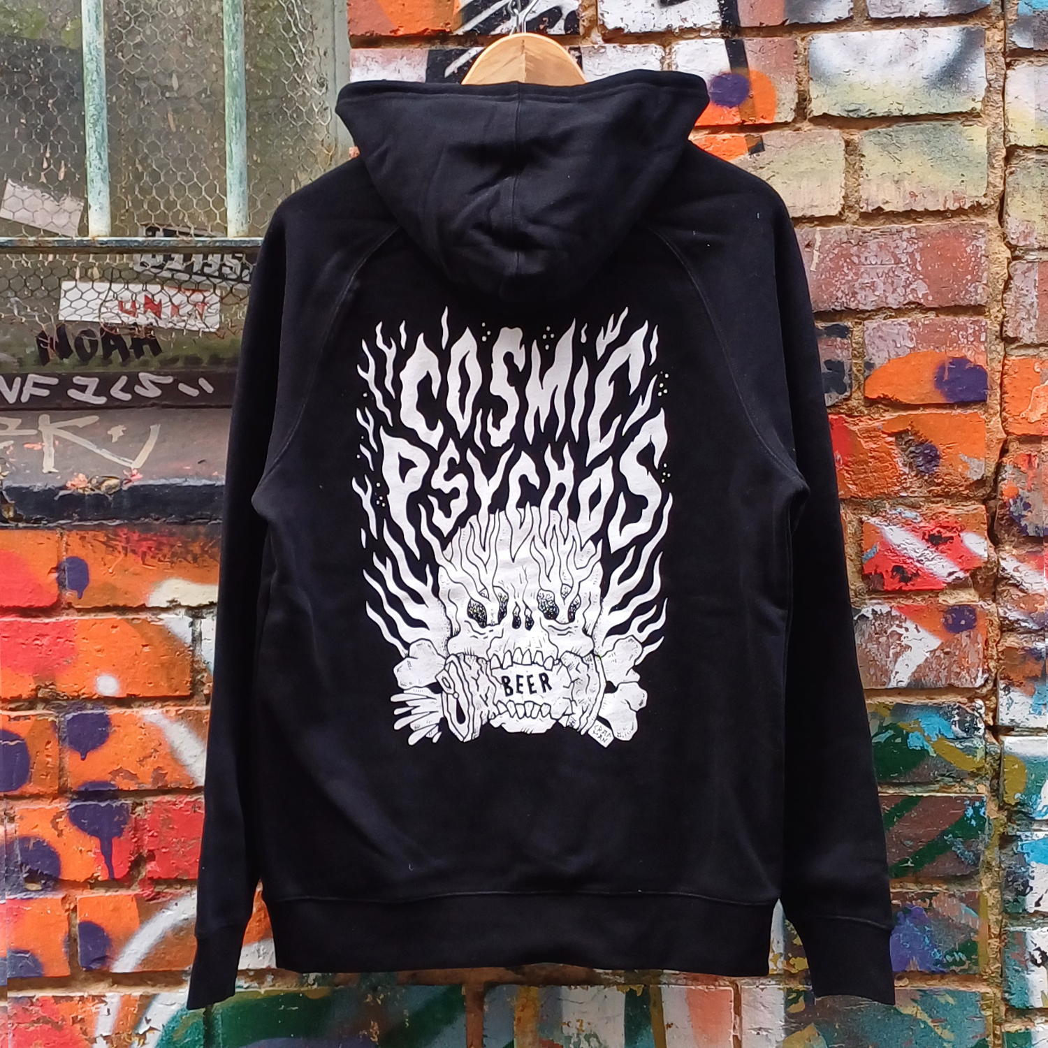 Cosmic Psychos - Beer Crusher Hoodie (Black)