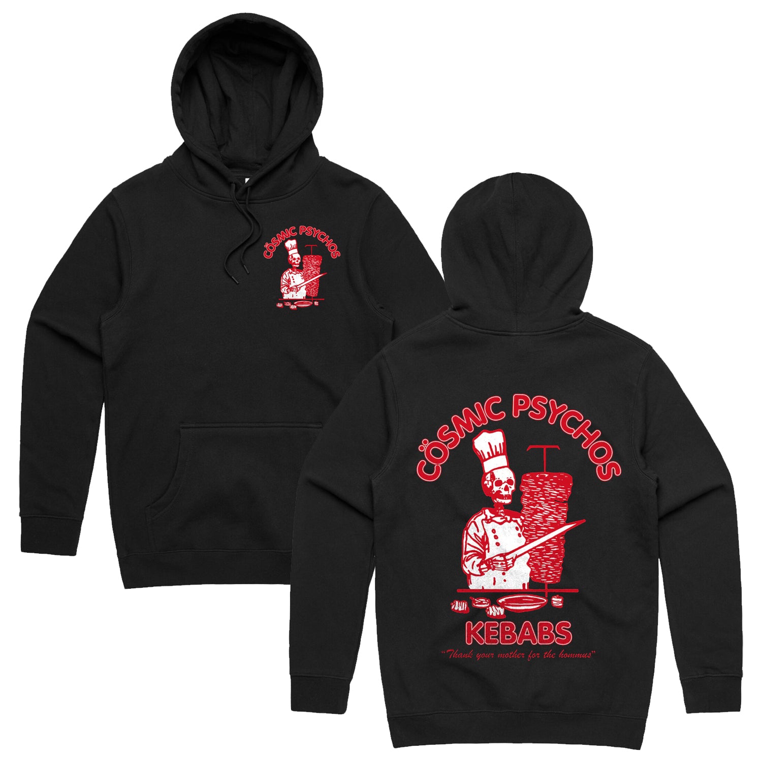Cosmic Psychos - Psychos Kebabs Hoodie (Black)