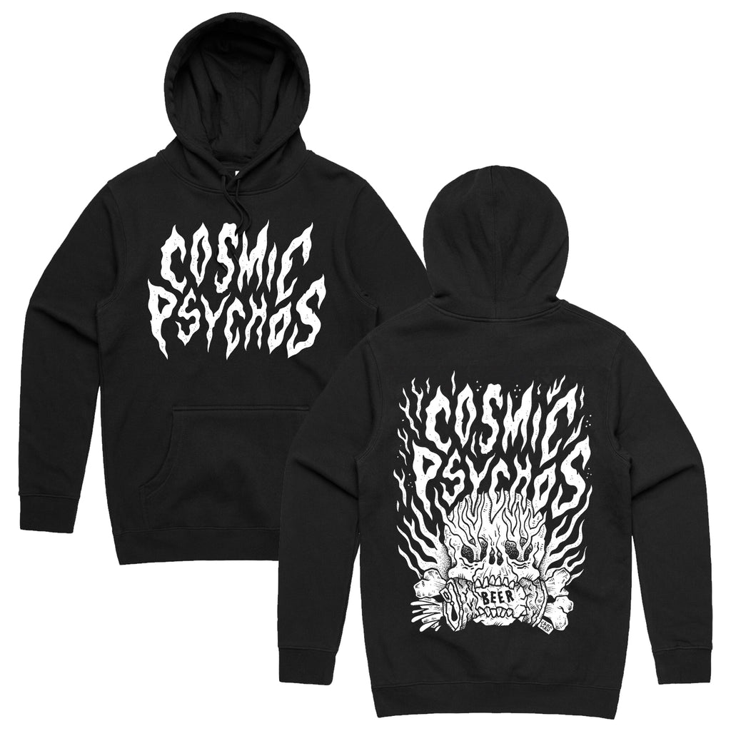 Cosmic Psychos - Beer Crusher Hoodie (Black)