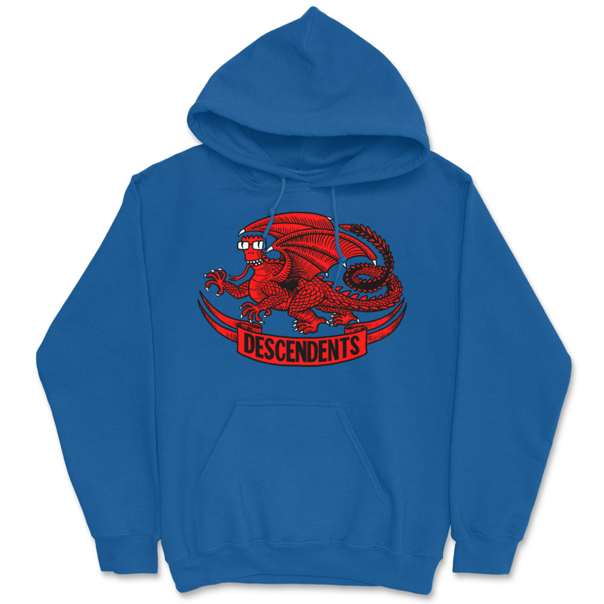 Dragon Pullover Hoodie Blue Artist First