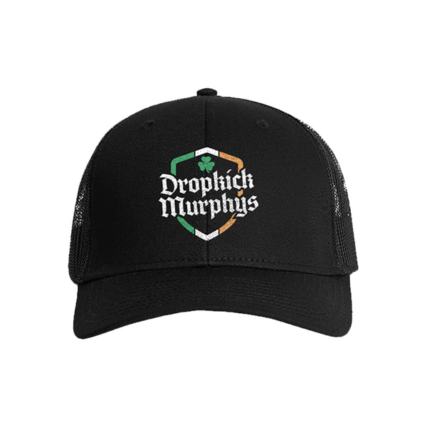 Dropkick Murphys – Ire Shield Trucker Hat (Black)