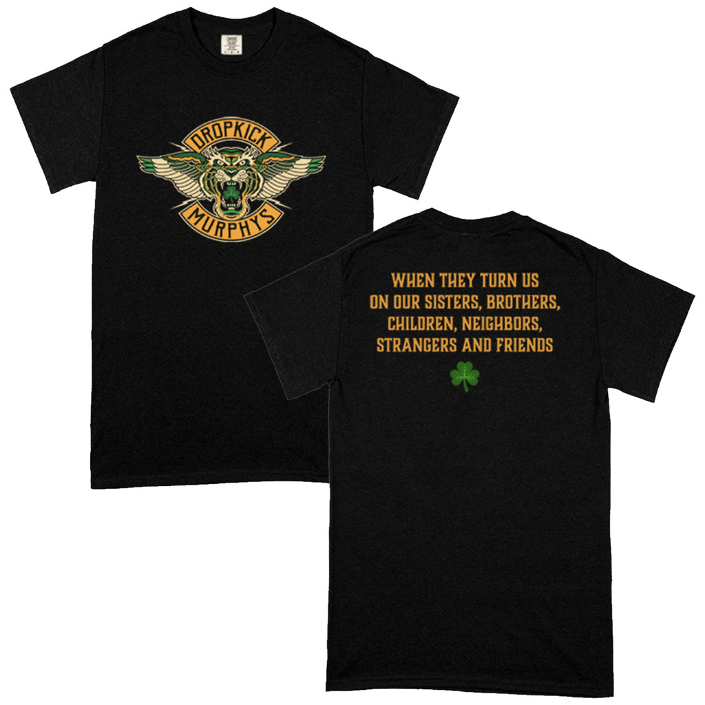 Dropkick Murphys – Winged Tiger T-Shirt (Black)