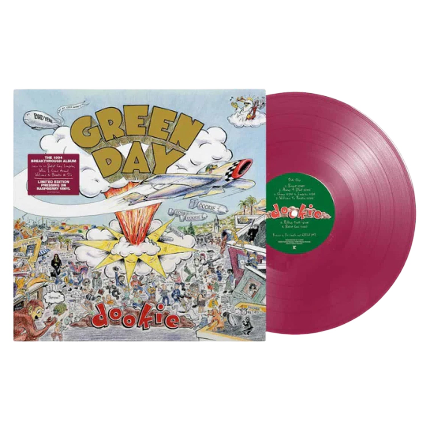 Green Day - Dookie LP (Raspberry Vinyl)