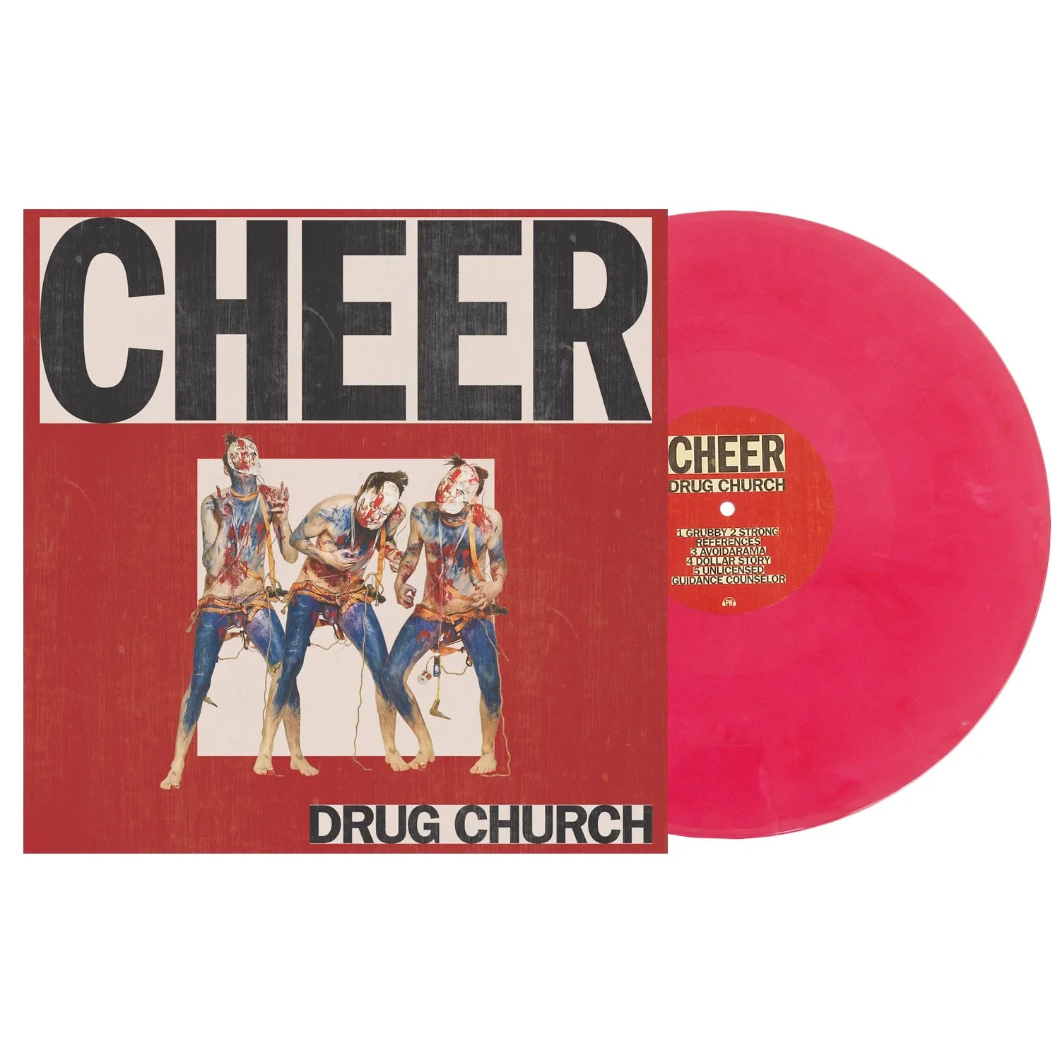 Drug Church - Cheer 12" Vinyl (Red &amp; Bone Galaxy Vinyl)