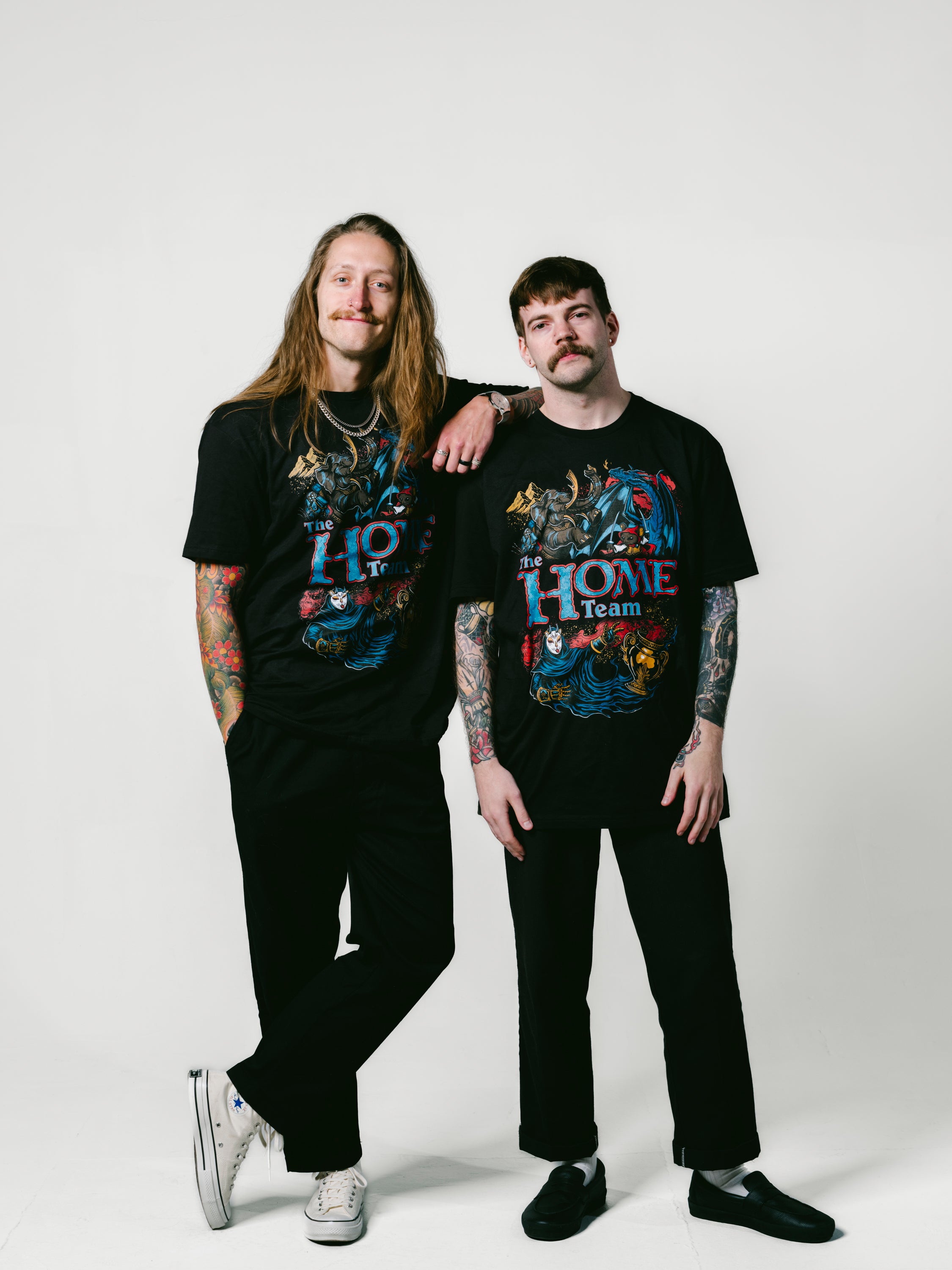 The Home Team - MTG Retro Collage Tee (Black)