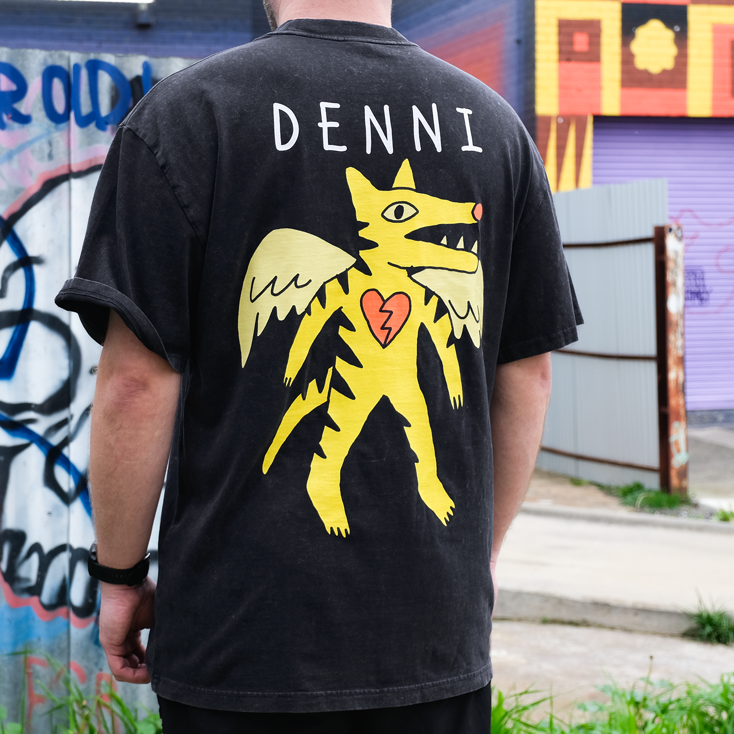 Denni - Tiger T-Shirt (Stone Wash)